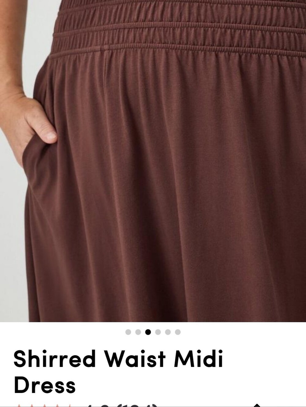 Torrid Midi Dress Brown - Picture 3 of 6